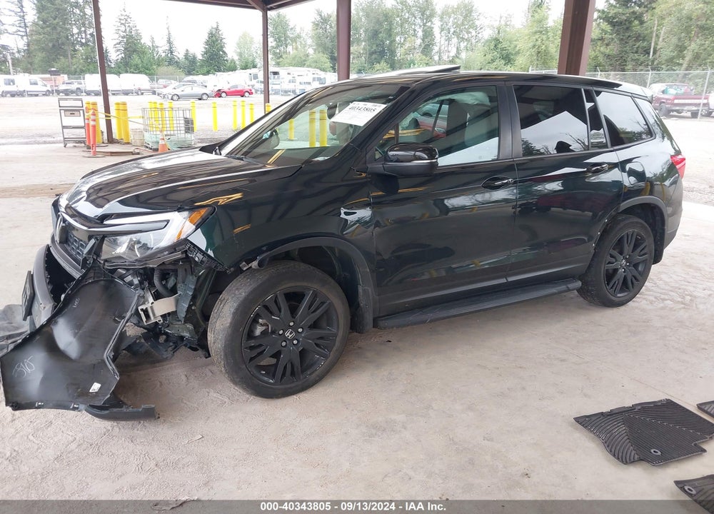 2019 HONDA PASSPORT EX-L VIN: 5FNYF8H59KB021918