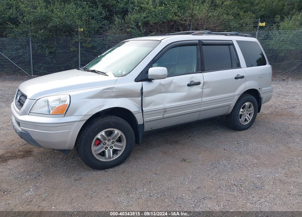2005 HONDA PILOT EX-L VIN: 2HKYF18605H534271