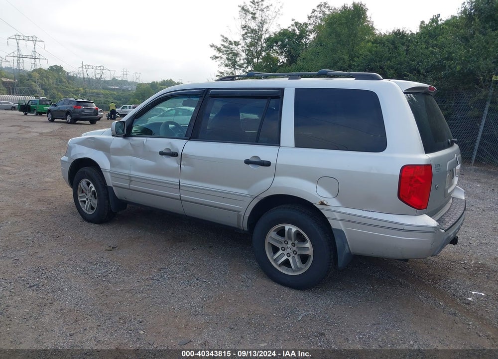 2005 HONDA PILOT EX-L VIN: 2HKYF18605H534271