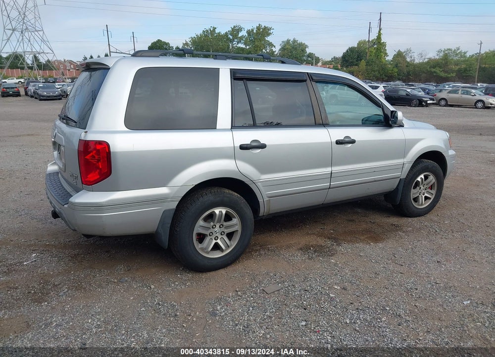 2005 HONDA PILOT EX-L VIN: 2HKYF18605H534271