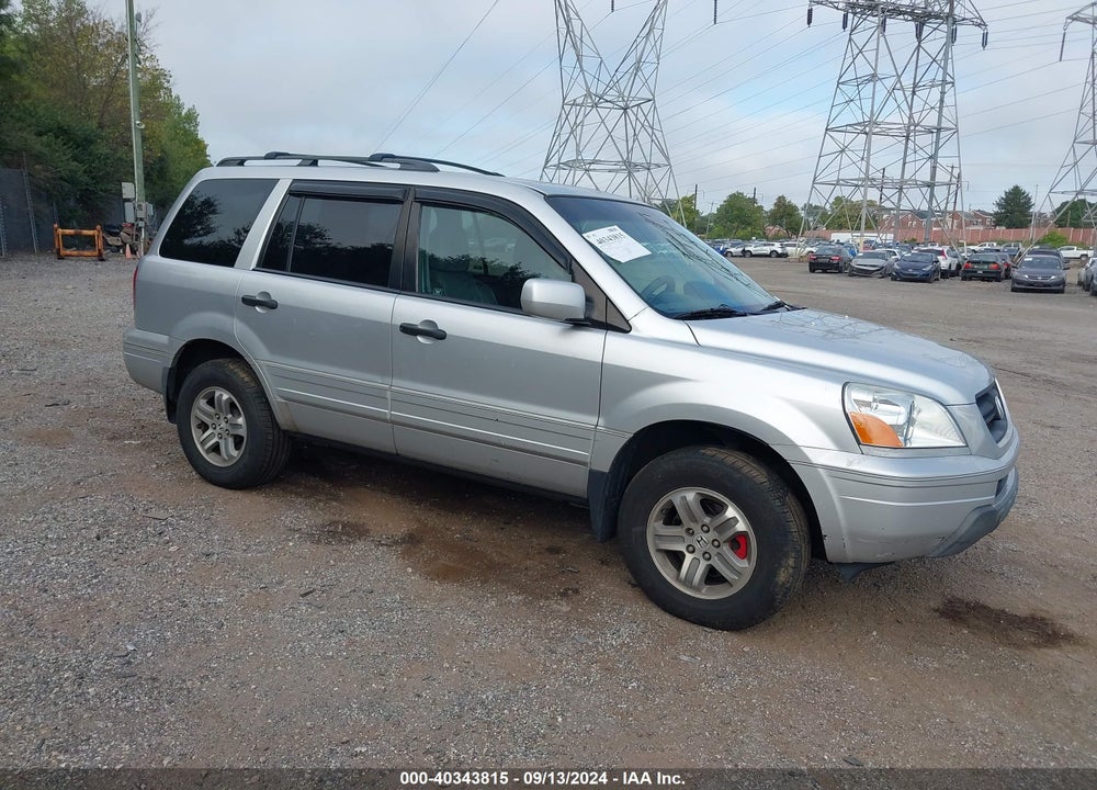2005 HONDA PILOT EX-L VIN: 2HKYF18605H534271
