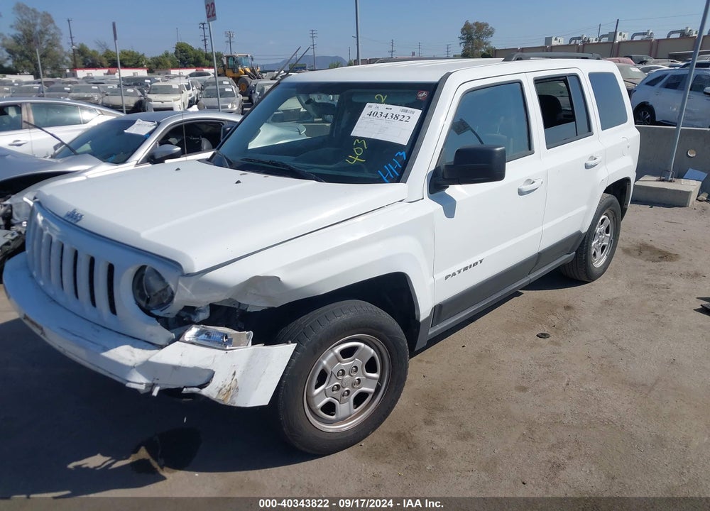 2015 JEEP PATRIOT SPORT VIN: 1C4NJPBA1FD262287