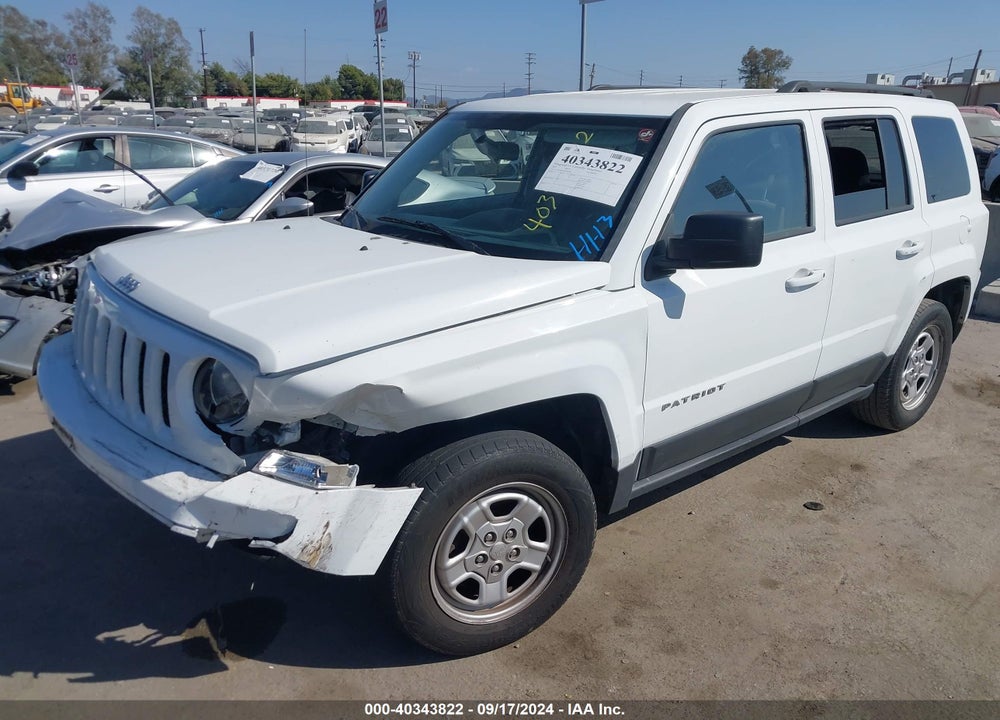 2015 JEEP PATRIOT SPORT VIN: 1C4NJPBA1FD262287
