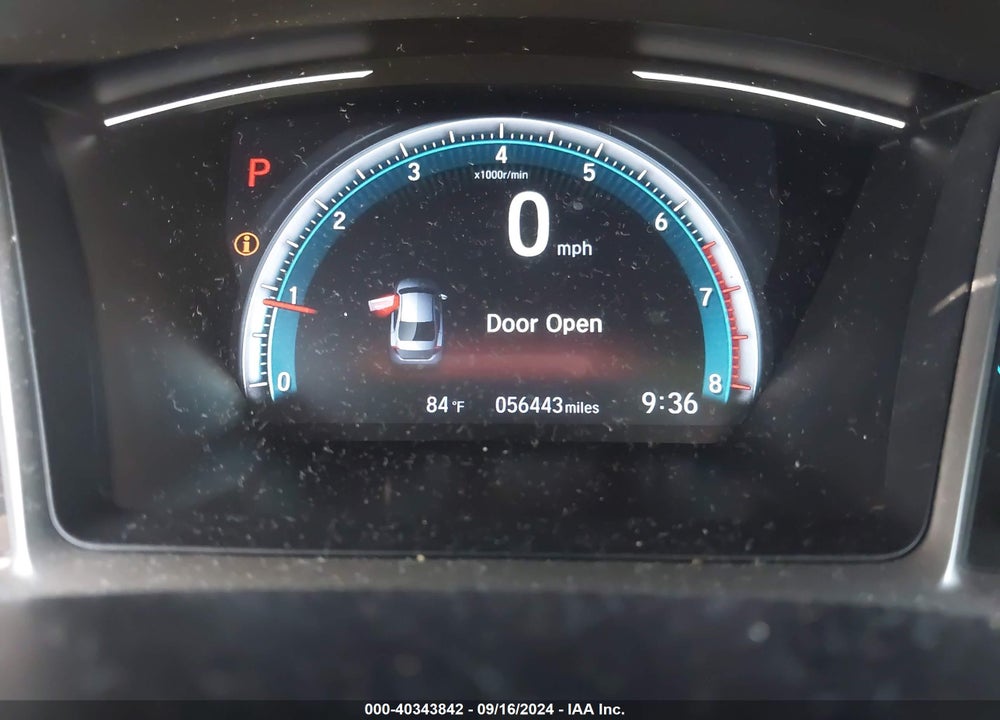 2019 HONDA CIVIC EX VIN: 19XFC1F30KE012569