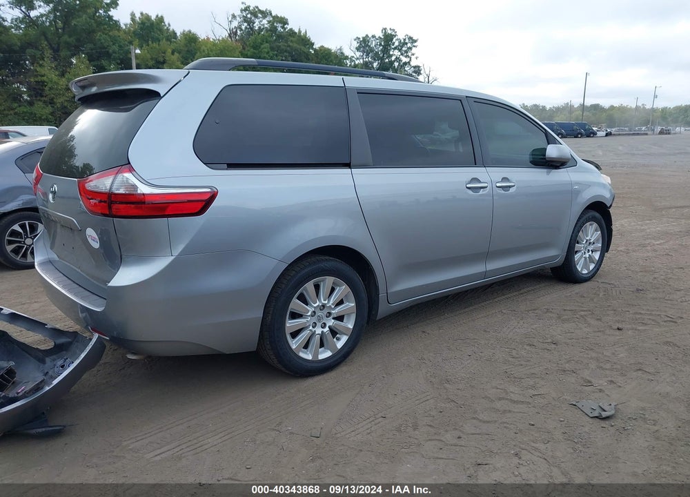 2016 TOYOTA SIENNA XLE 7 PASSENGER VIN: 5TDDK3DC7GS139695