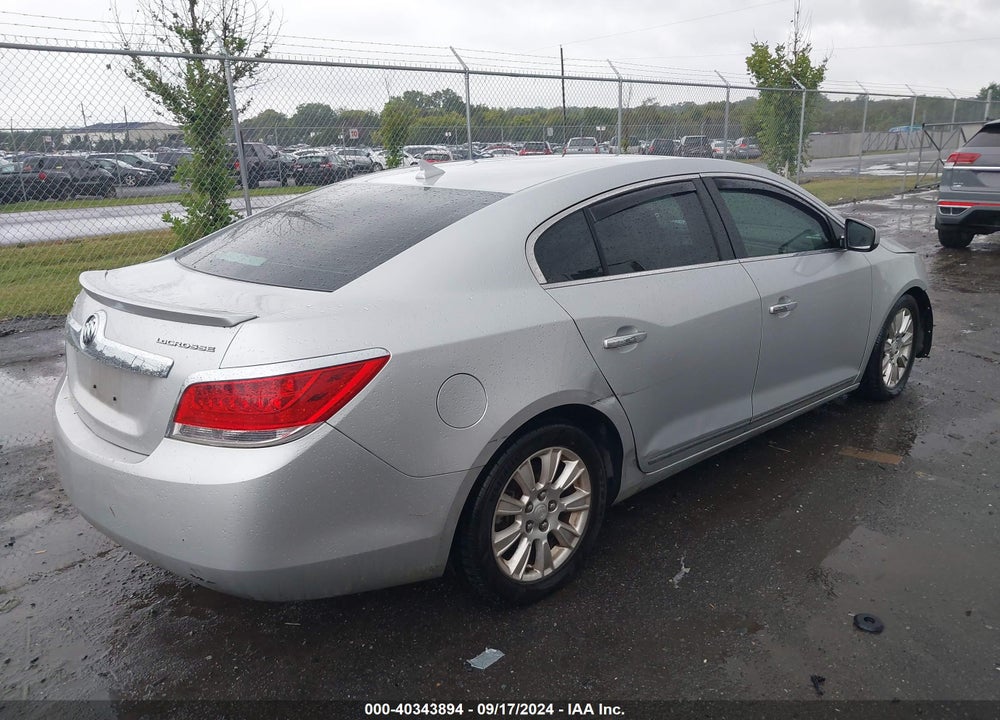 2012 BUICK LACROSSE CONVENIENCE GROUP VIN: 1G4GB5ER4CF287823