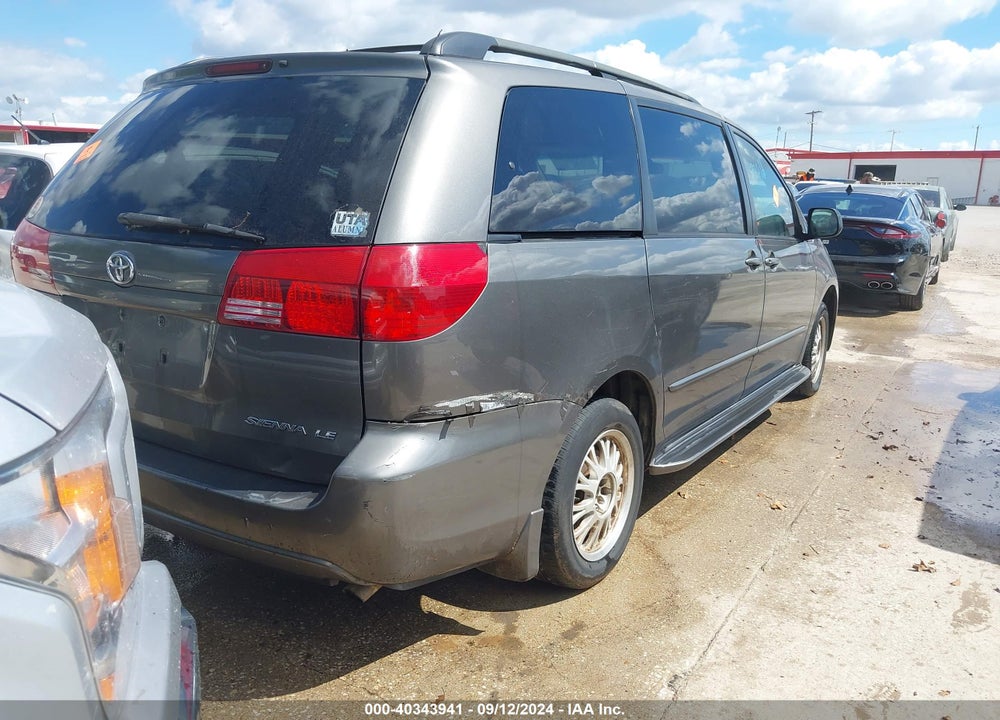2004 TOYOTA SIENNA LE VIN: 5TDZA23C84S035975