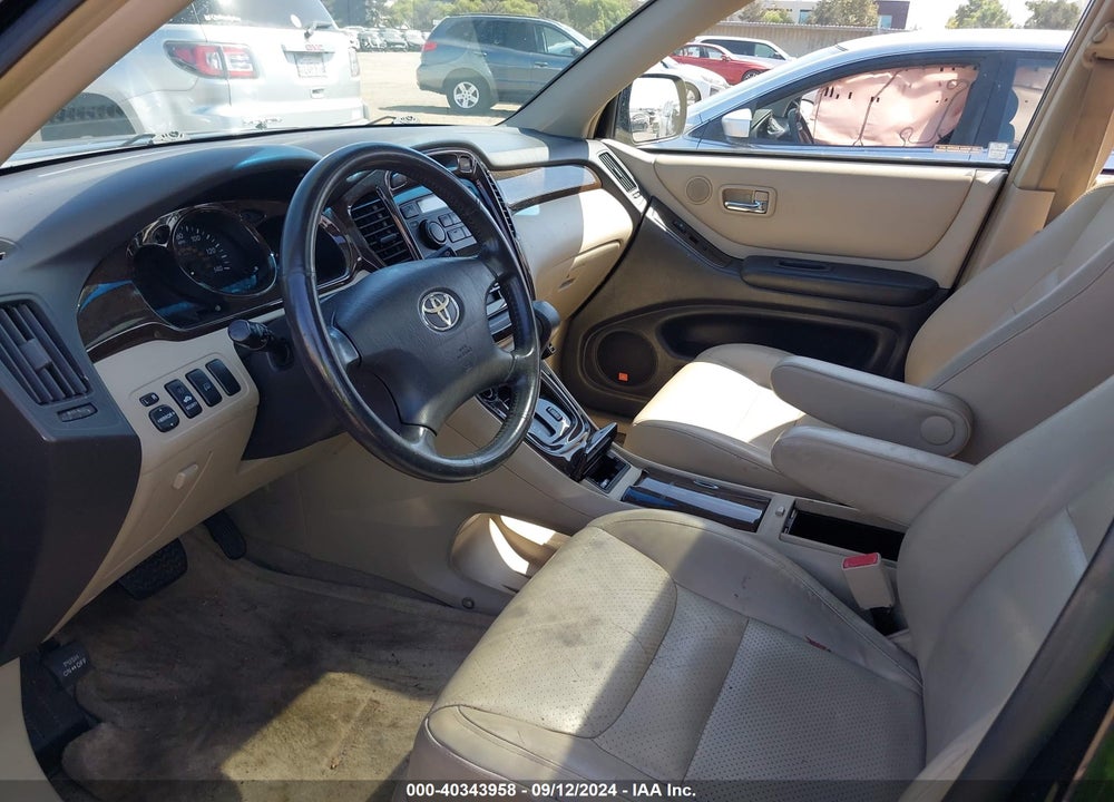 2003 TOYOTA HIGHLANDER LIMITED V6 VIN: JTEGF21A630106694