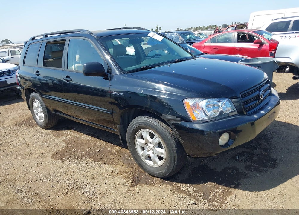 2003 TOYOTA HIGHLANDER LIMITED V6 VIN: JTEGF21A630106694