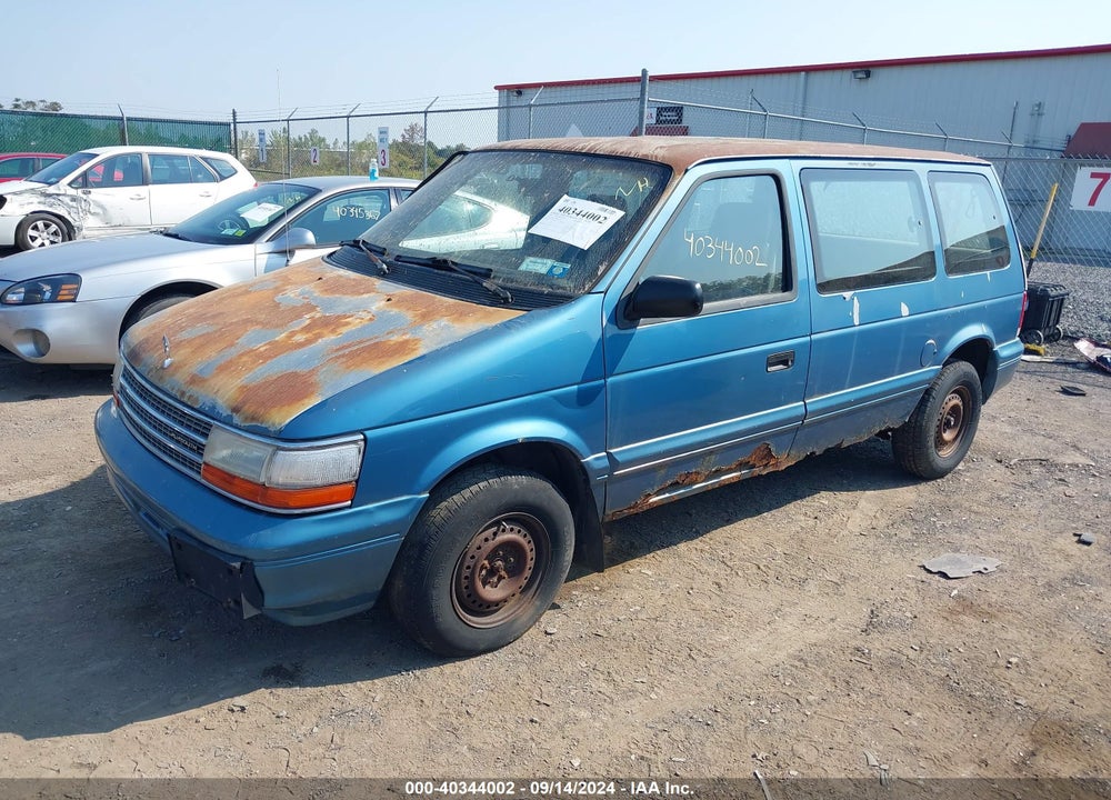 1995 PLYMOUTH VOYAGER VIN: 2P4GH2530SR127342