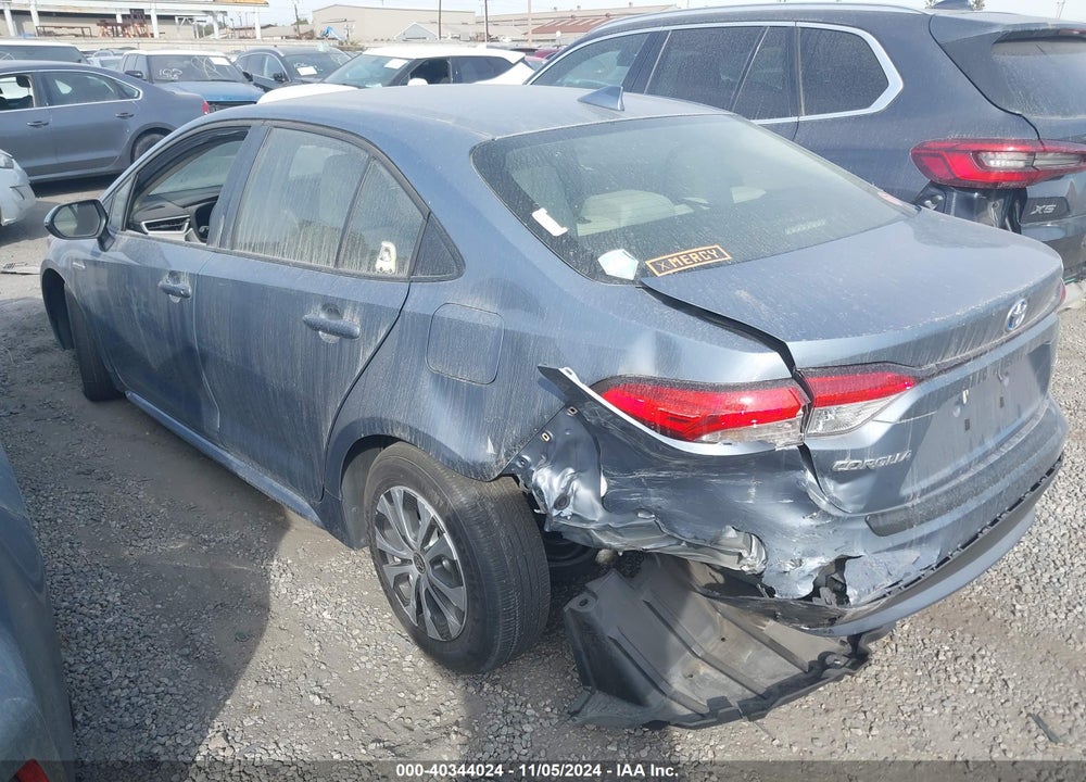 2021 TOYOTA COROLLA HYBRID LE VIN: JTDEAMDE0MJ031877