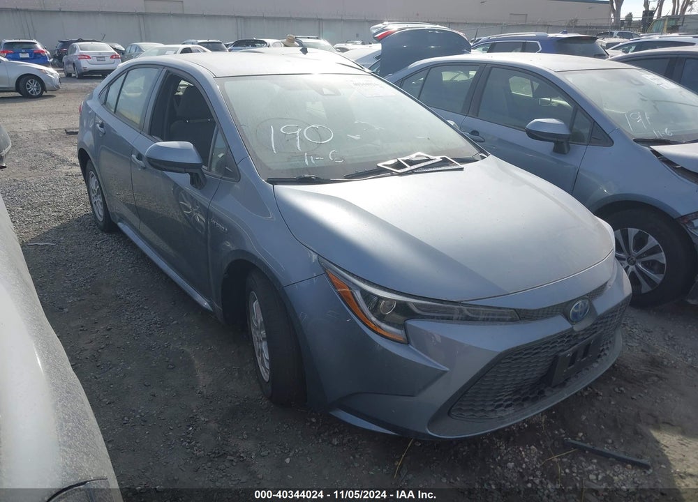 2021 TOYOTA COROLLA HYBRID LE VIN: JTDEAMDE0MJ031877