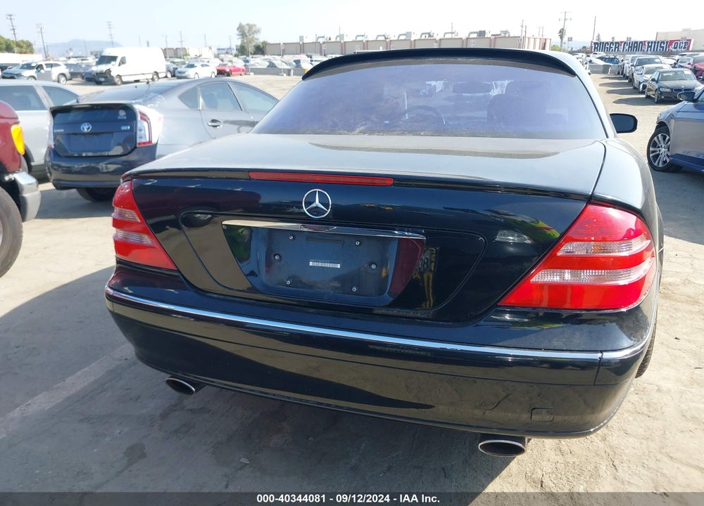2002 MERCEDES-BENZ CL 500 VIN: WDBPJ75J52A027079