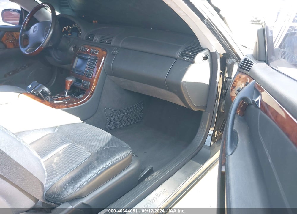 2002 MERCEDES-BENZ CL 500 VIN: WDBPJ75J52A027079