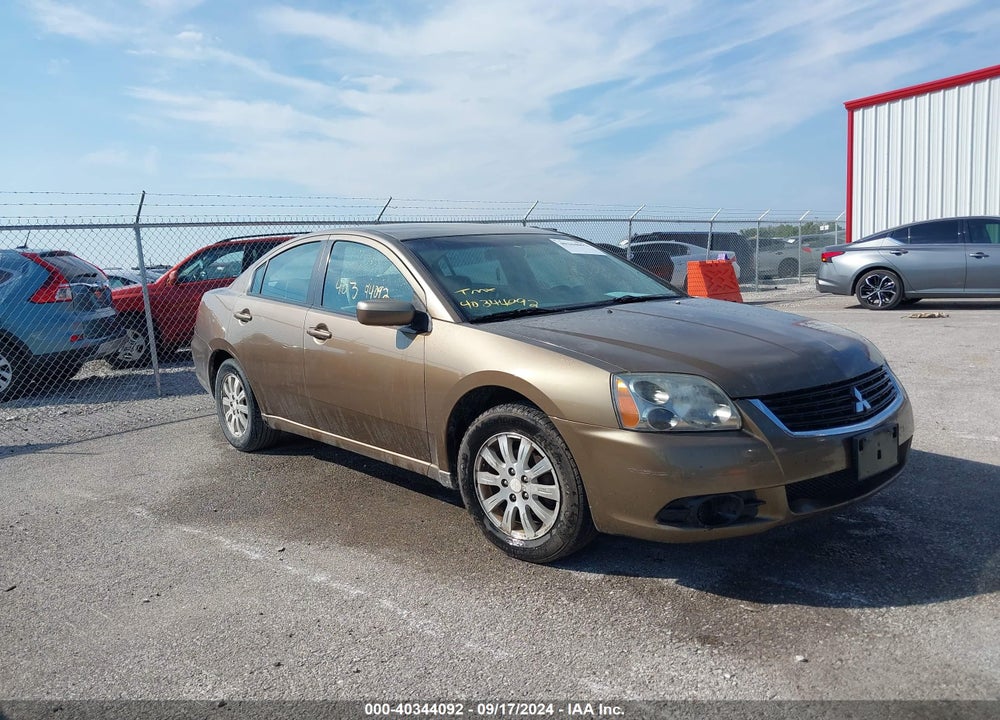 2009 MITSUBISHI GALANT ES/SPORT EDITION VIN: 4A3AB36F69E006541