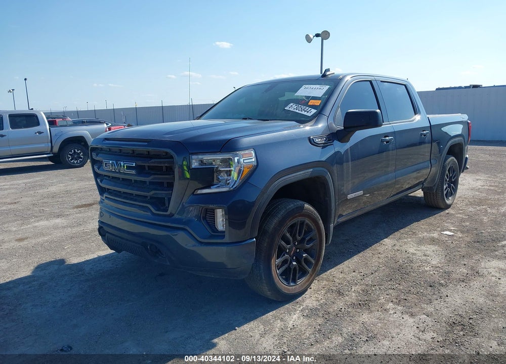2021 GMC SIERRA 1500 4WD SHORT BOX ELEVATION VIN: 1GTU9CED1MZ435339