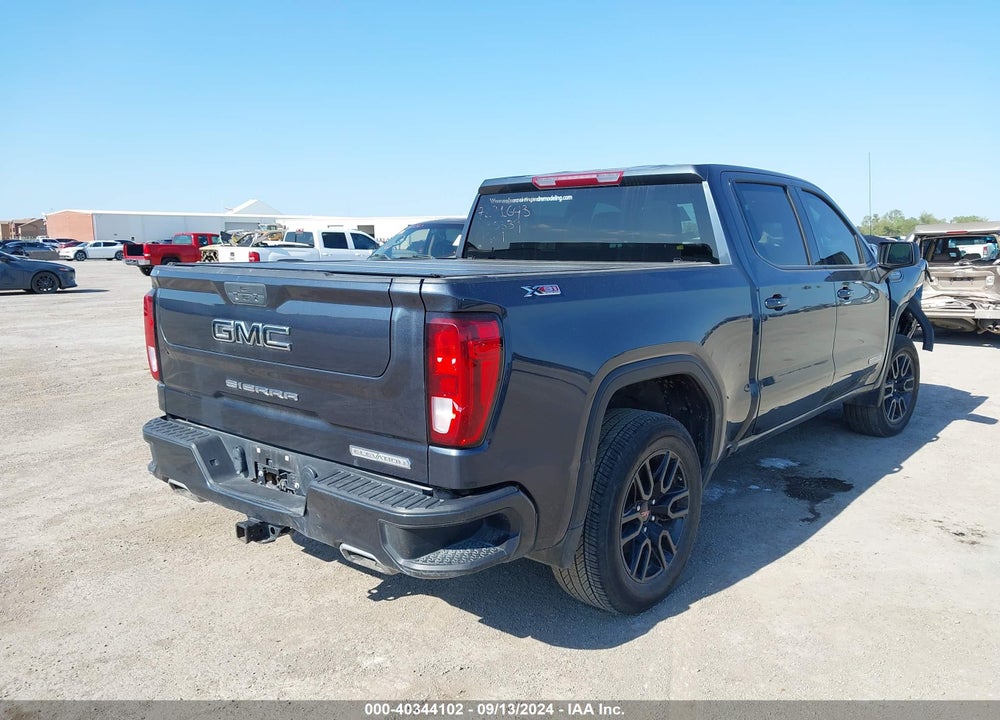 2021 GMC SIERRA 1500 4WD SHORT BOX ELEVATION VIN: 1GTU9CED1MZ435339