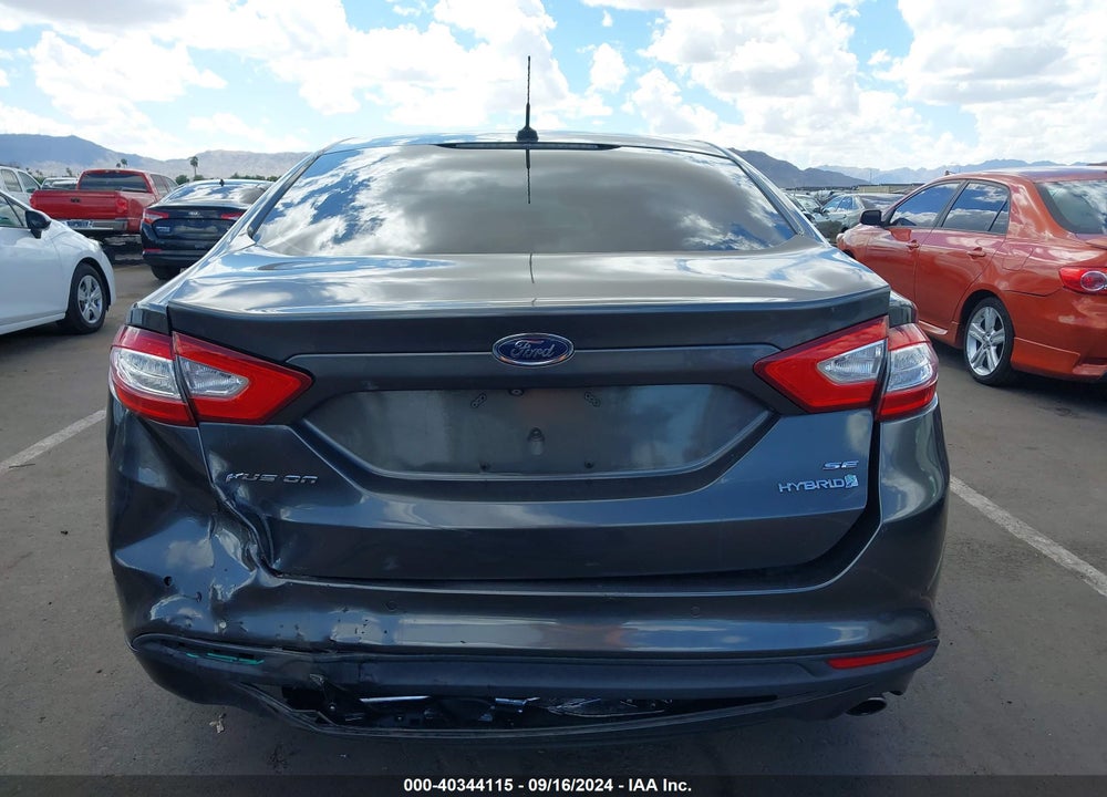 2016 FORD FUSION HYBRID SE VIN: 3FA6P0LU2GR134335
