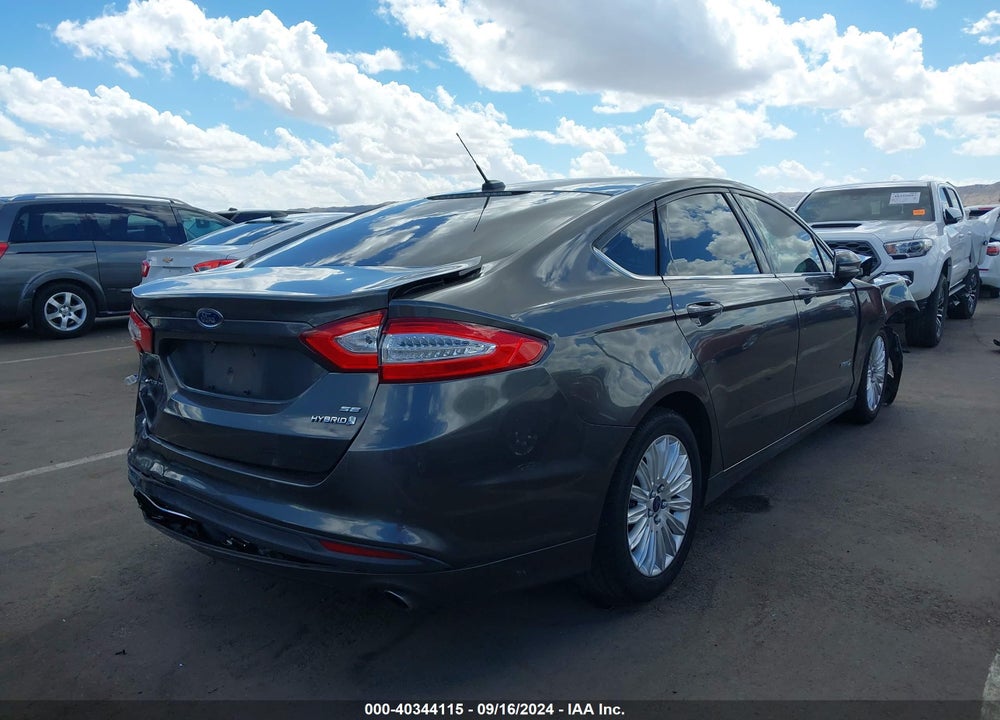 2016 FORD FUSION HYBRID SE VIN: 3FA6P0LU2GR134335