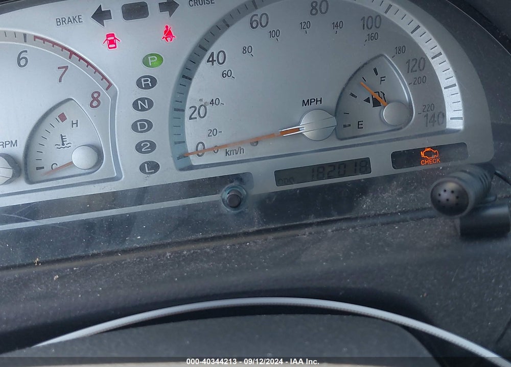 2002 TOYOTA CAMRY SE V6 VIN: 4T1BF32K82U521286