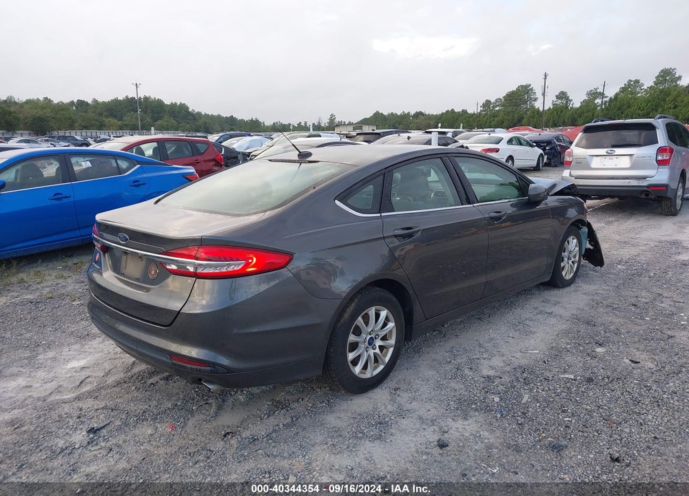 2018 FORD FUSION S VIN: 3FA6P0G79JR179445