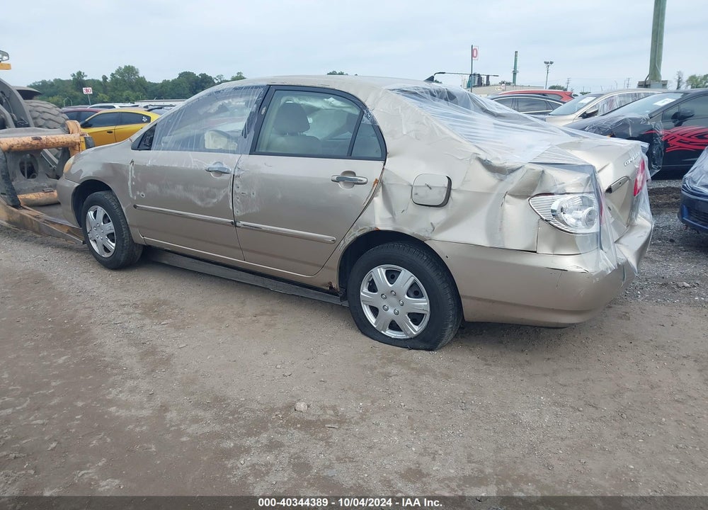 2005 TOYOTA COROLLA LE VIN: 1NXBR30E45Z476453