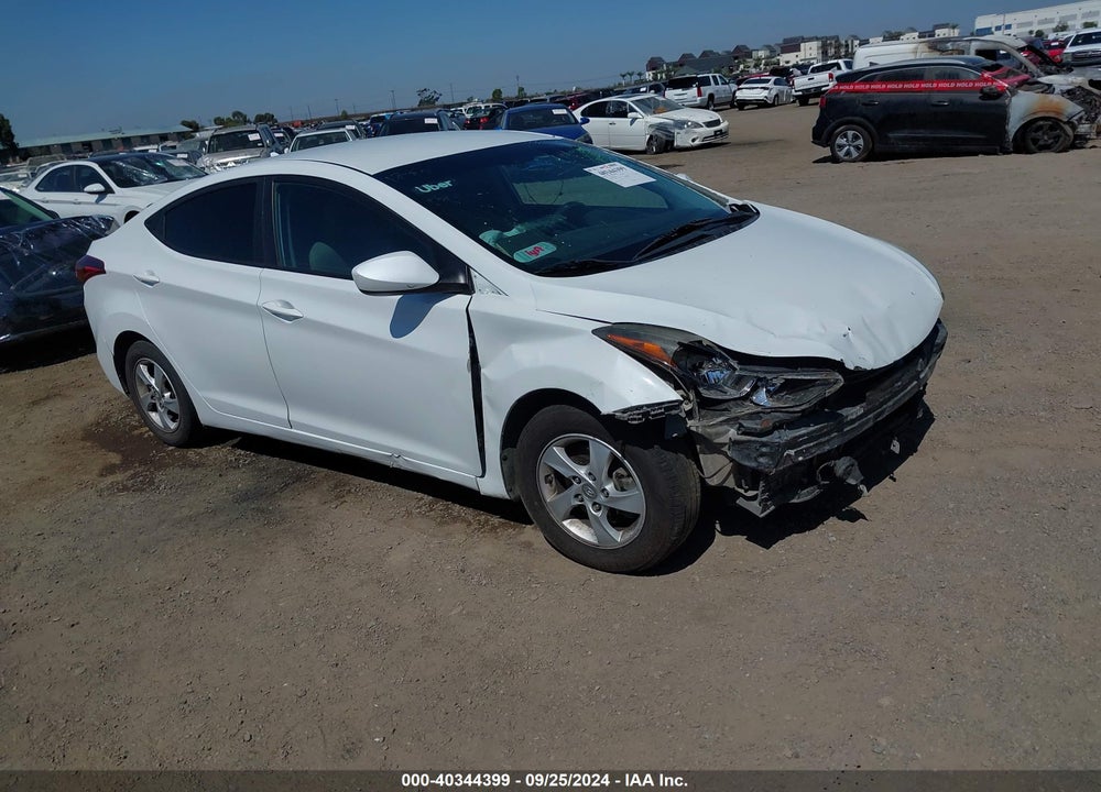 2015 HYUNDAI ELANTRA SE VIN: 5NPDH4AE6FH585870