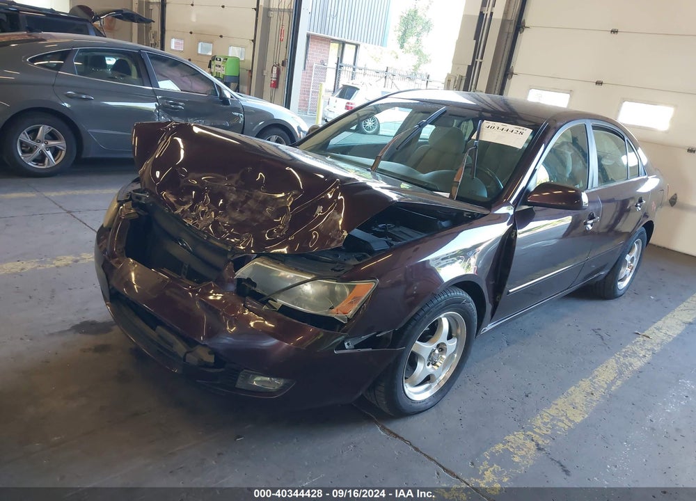 2006 HYUNDAI SONATA GLS V6/LX V6 VIN: 5NPEU46F76H092166