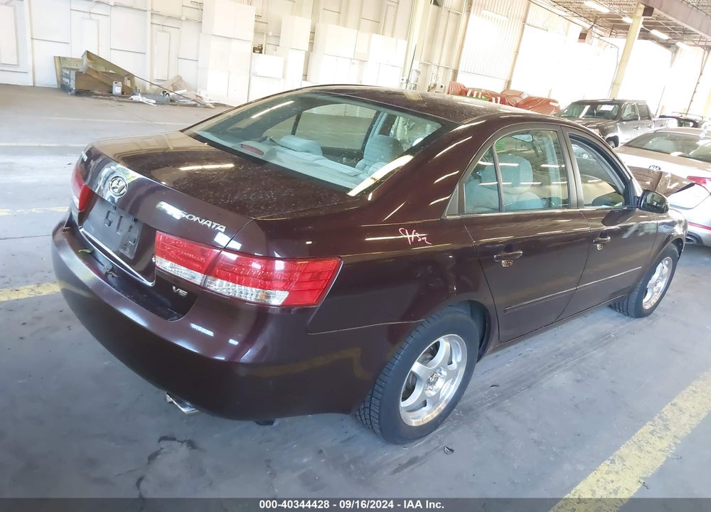 2006 HYUNDAI SONATA GLS V6/LX V6 VIN: 5NPEU46F76H092166