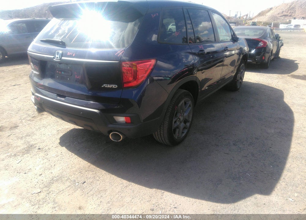 2022 HONDA PASSPORT VIN: 5FNYF8H50NB006065