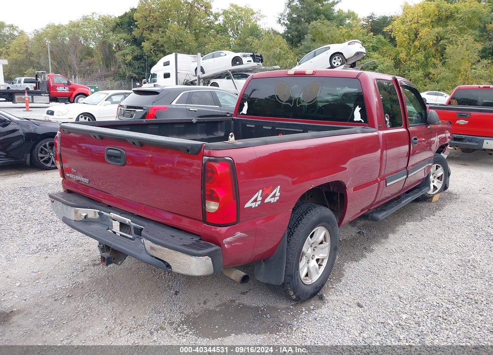 2006 CHEVROLET SILVERADO 1500 LT2 VIN: 1GCEK19BX6Z157422