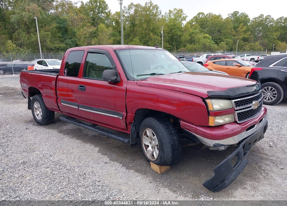 2006 CHEVROLET SILVERADO 1500 LT2 VIN: 1GCEK19BX6Z157422