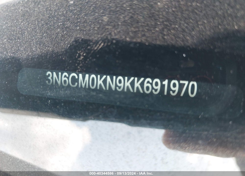 2019 NISSAN NV200 SV VIN: 3N6CM0KN9KK691970