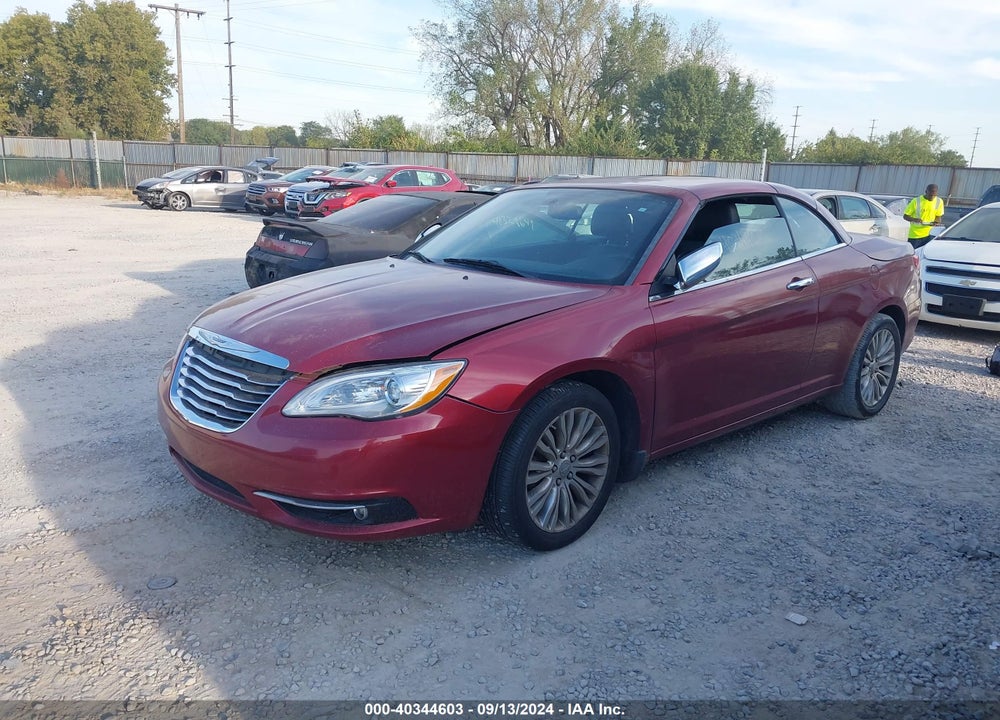 2012 CHRYSLER 200 LIMITED VIN: 1C3BCBFG1CN245160