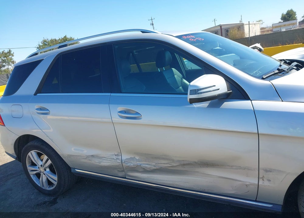 2015 MERCEDES-BENZ ML 350 4MATIC VIN: 4JGDA5HB8FA460667