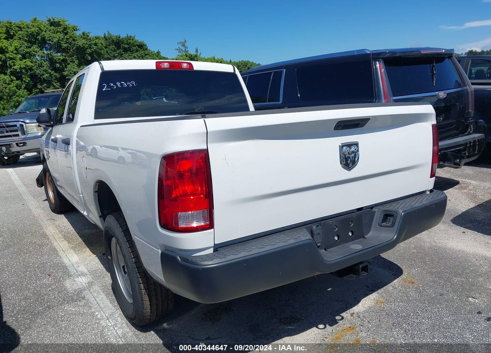 2022 RAM 1500 CLASSIC TRADESMAN QUAD CAB 4X2 6'4 BOX VIN: 1C6RR6FG6NS238359