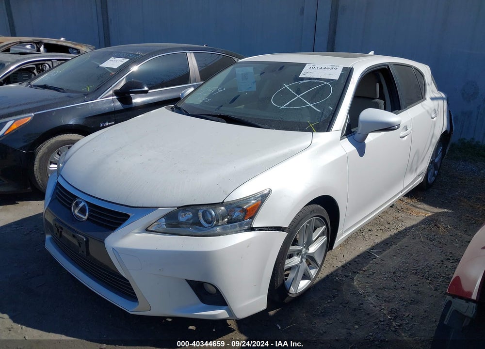 2015 LEXUS CT 200H VIN: JTHKD5BH2F2213282