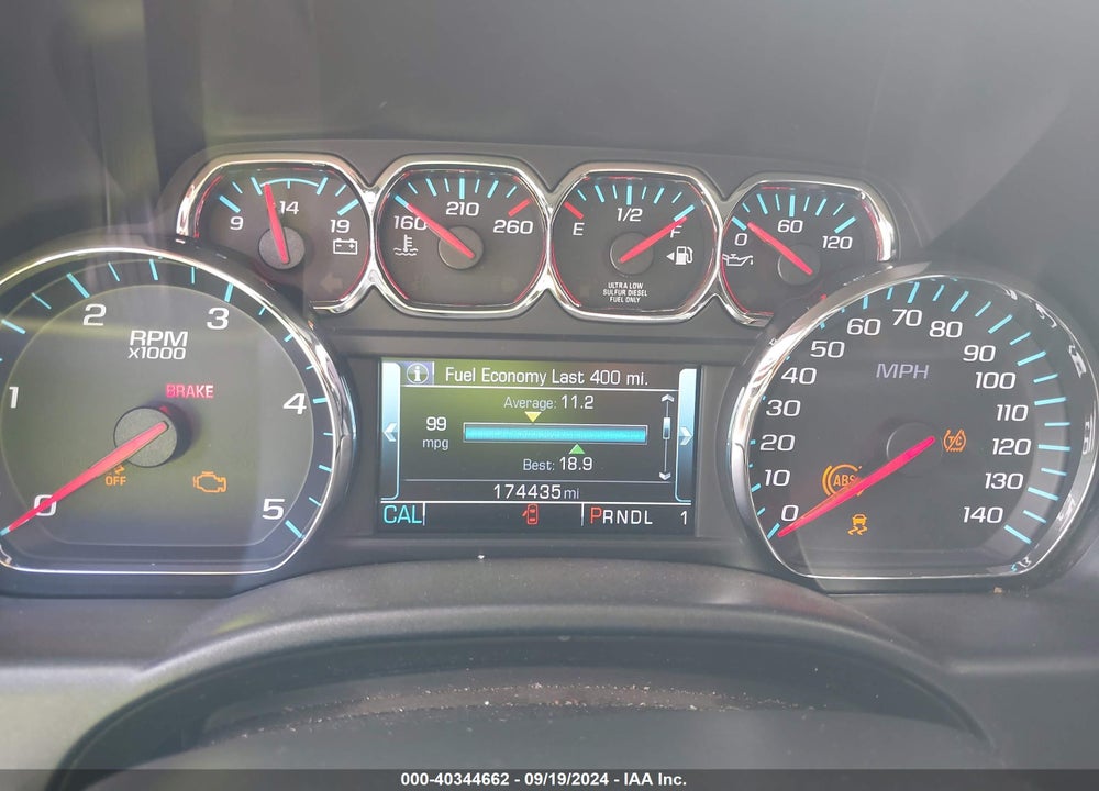 2019 CHEVROLET SILVERADO 2500HD LTZ VIN: 1GC1KTEYXKF219515