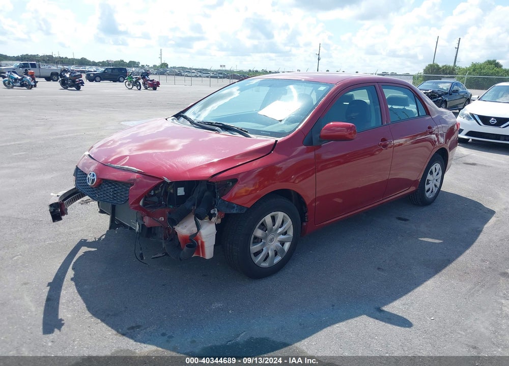 2009 TOYOTA COROLLA LE VIN: 1NXBU40E29Z067555