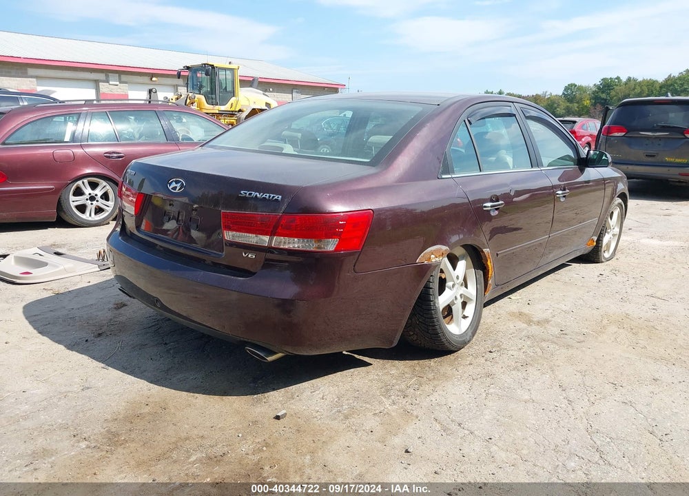 2006 HYUNDAI SONATA GLS V6/LX V6 VIN: 5NPEU46F16H002770