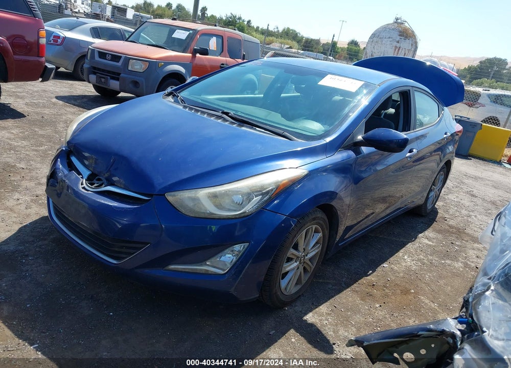 2015 HYUNDAI ELANTRA SE VIN: 5NPDH4AE2FH598115