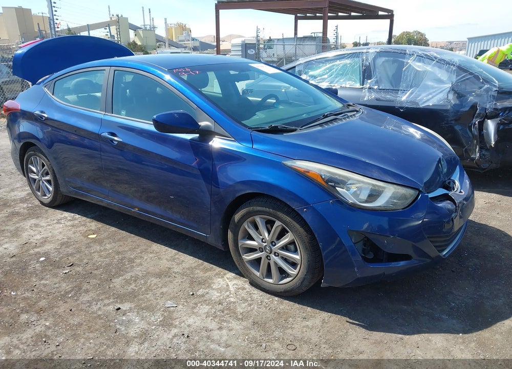 2015 HYUNDAI ELANTRA SE VIN: 5NPDH4AE2FH598115