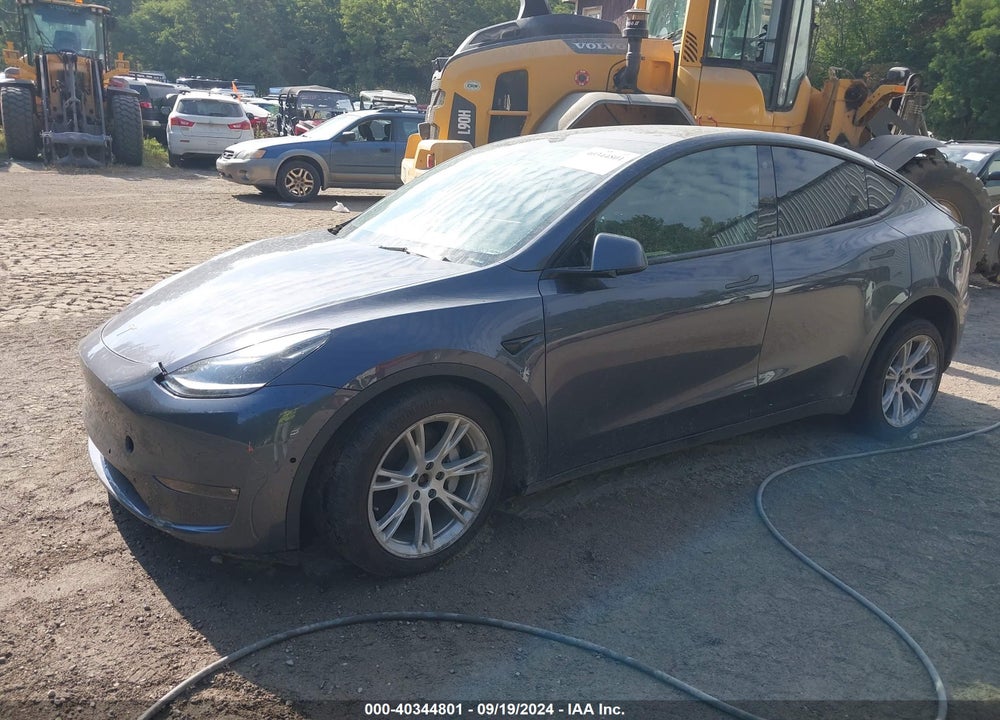 2021 TESLA MODEL Y LONG RANGE DUAL MOTOR ALL-WHEEL DRIVE VIN: 5YJYGDEE1MF244516