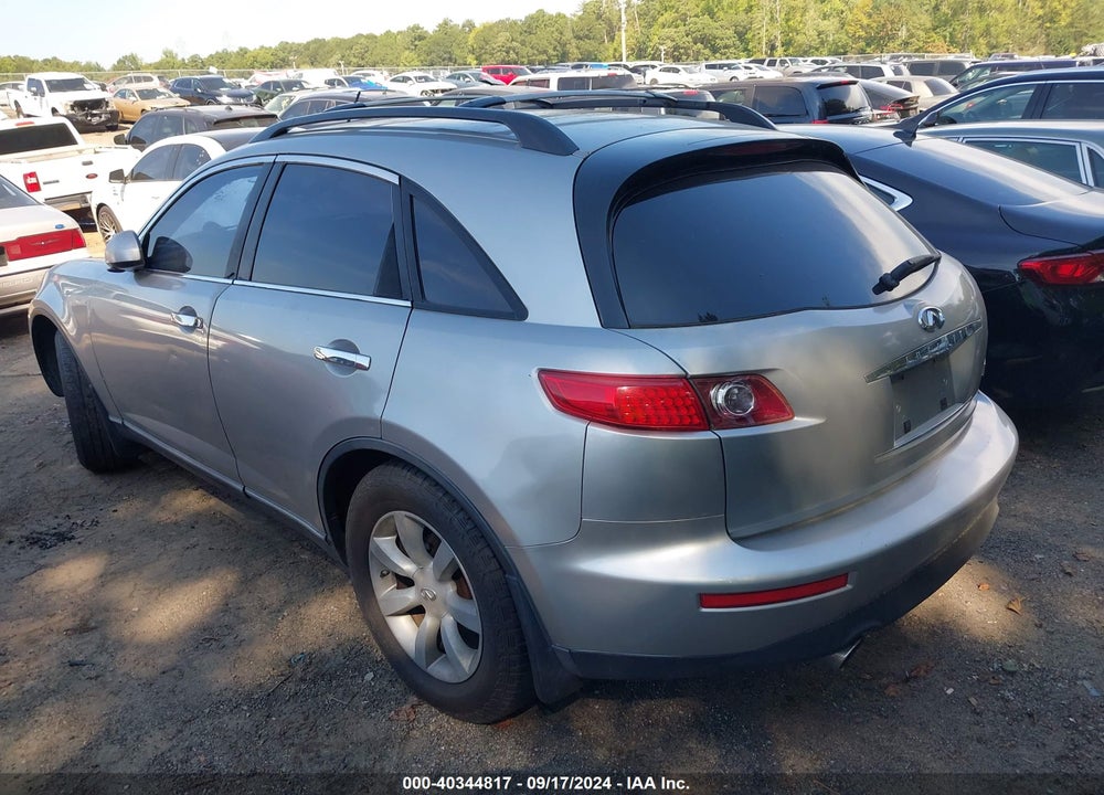 2005 INFINITI FX35 VIN: JNRAS08U15X100757