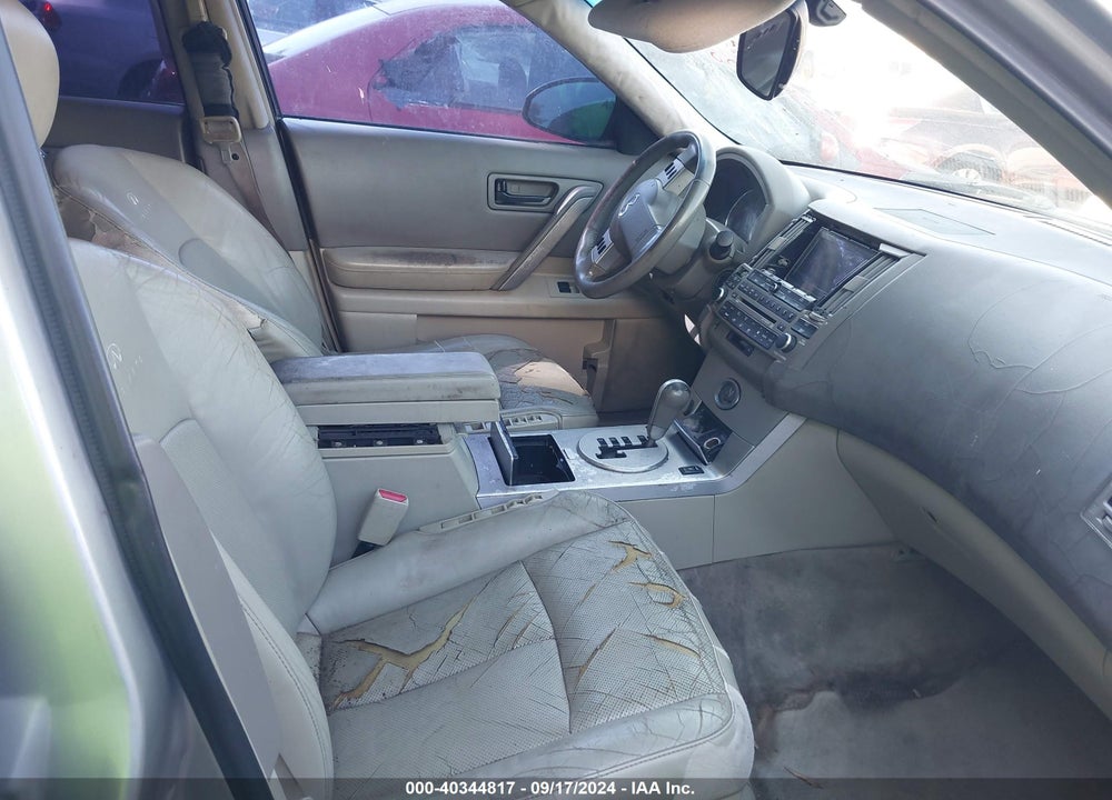 2005 INFINITI FX35 VIN: JNRAS08U15X100757