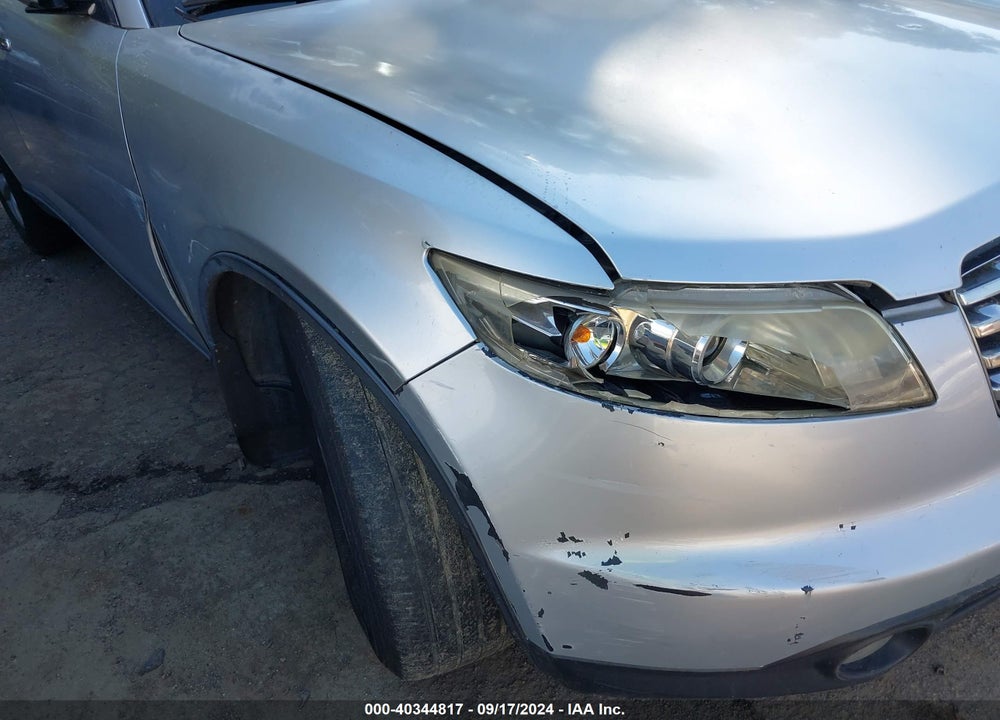 2005 INFINITI FX35 VIN: JNRAS08U15X100757