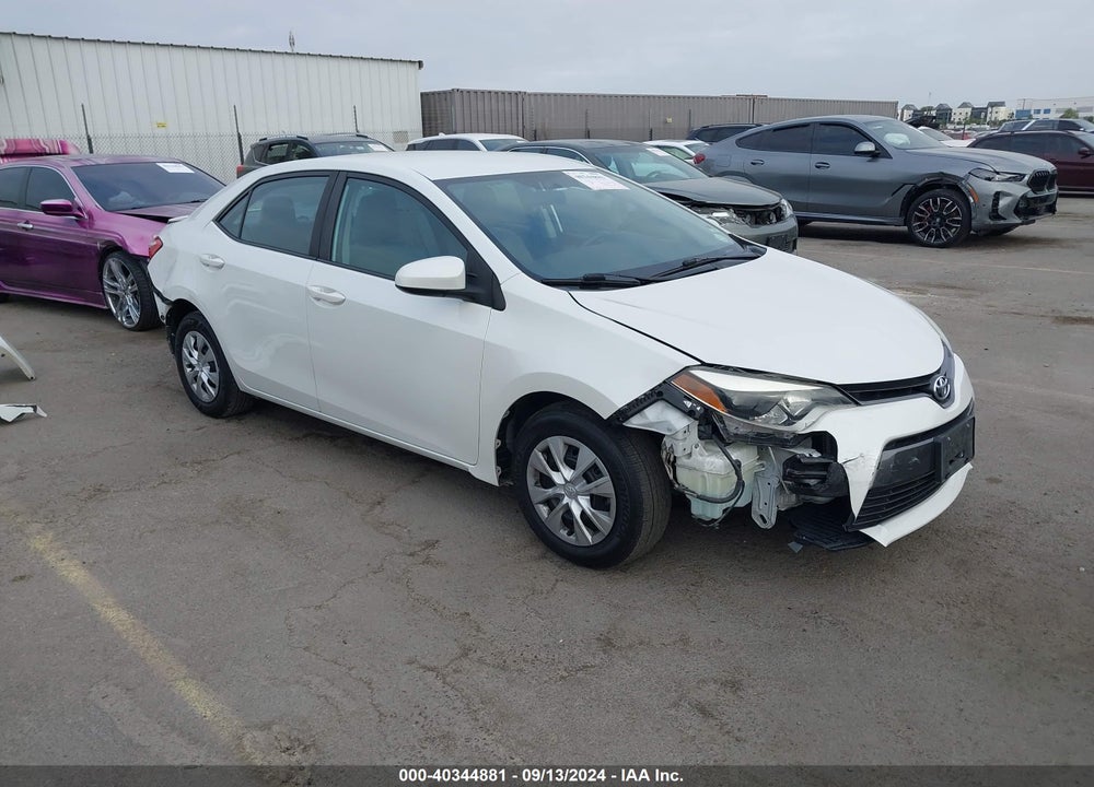 2016 TOYOTA COROLLA LE ECO VIN: 5YFBPRHE5GP372796