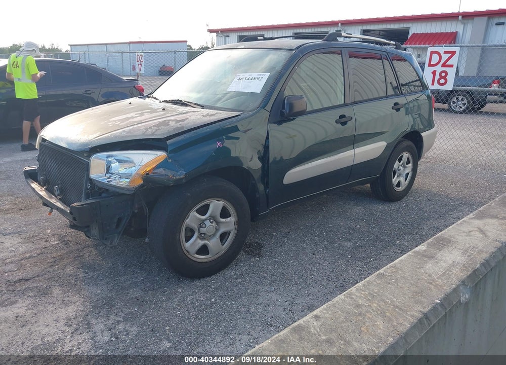 2002 TOYOTA RAV4 VIN: JTEGH20VX20074555