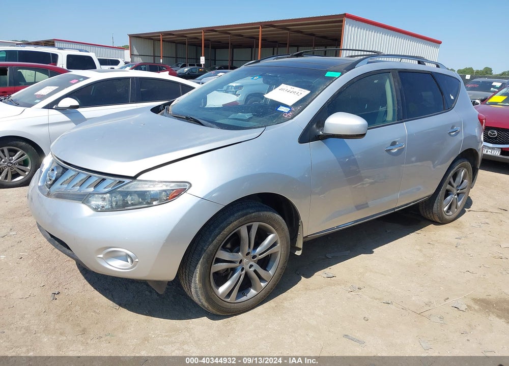 2010 NISSAN MURANO LE VIN: JN8AZ1MU3AW012000