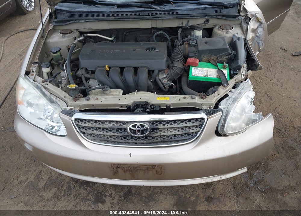 2006 TOYOTA COROLLA LE VIN: 2T1BR32E26C625250